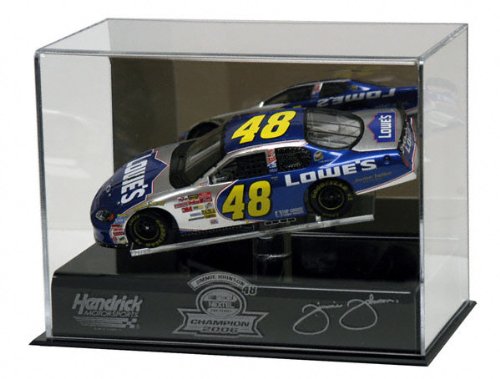 Buy Jimmie Johnson - 2006 NEXTEL CUP Champion - 1:24 Scale Die-Cast Car Display Case with Platform by Mounted Memories