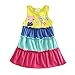 Coralup Little Girls Cotton Casual Dress(18M-6Y)