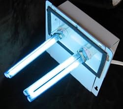 Dual Lamp UV Light for Home Furnace Air Ducts - Sterilizes A/C