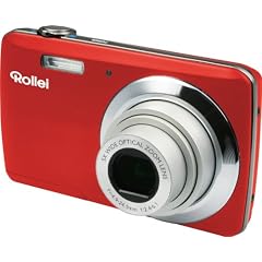 Rollei Powerflex Digitalkamera 500 (16 Megapixel, 5-fach optischer Zoom, 28 mm Weitwinkelobjektiv, HD Video, 6,85 cm (2,7 Zoll) Display) rot