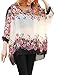 iNewbetter Womens Floral Batwing Sleeve Chiffon Beach Loose Blouse Tunic Tops