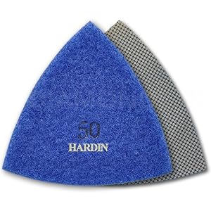 HARDIN MB1R 50 Grit Electroplated Diamond Oscillating Polishing and Sanding Pad