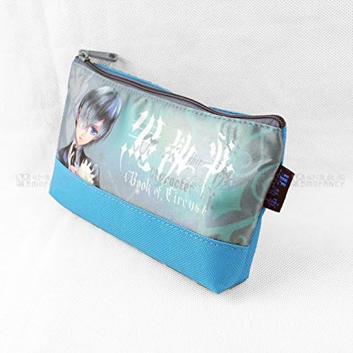 Hot Anime Black Butler Cartoon Cosplay Pencil Case Holder Bag Organizer Cosmetic Bag (Black Butler)