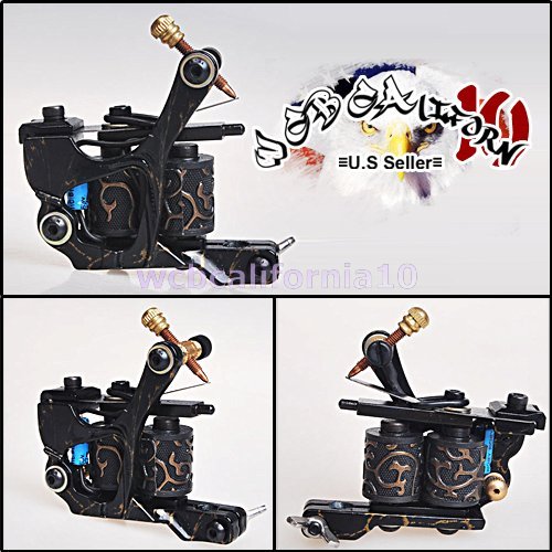 Professional Dual-Coiled Cast Iron Tattoo Machine Liner and