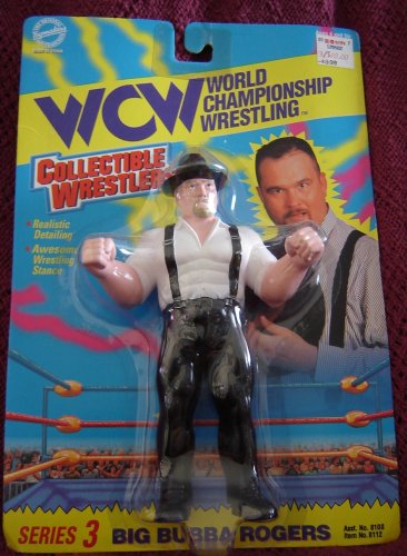 WWE Action Figure-WCW Big Bubba Rogers Wrestling Action Figure WWF WWE NWO-WWF WWE Action Figure