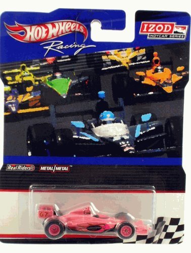 2011-2012 Hot Wheels IZOD Indy Car series 1:64 scale (3 inch) die cast #67 Sarah Fisher (pink)