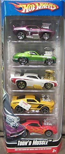 Hot Wheels 5 Car Gift Pack - TOON'D MUSCLE