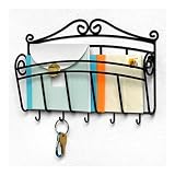 Scroll Letter Holder in Black by Spectrum