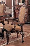 Set of 2 European Style Saint Charles Collection Dining Arm Chairs