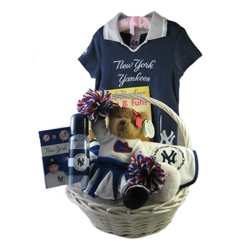 New York Yankees Baby Girl Gift Basket ***HOME RUN***