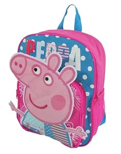 Children Peppa Pig Backpacks Kids Cartoon School Bag Bookbag