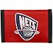 New Jersey Nets Red Nylon Tri-Fold Wallet