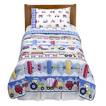 Olive Kids Trains Planes and Trucks Comforter
