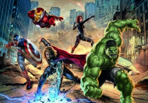 Avengers Street Rage Marvel Photo Wallpaper Wall Mural Kids Price On Each Photo