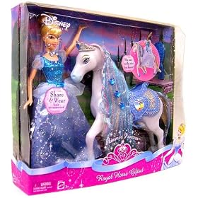 Disney Princess Shimmer Princess Royal Horse Gift Set Cinderella
