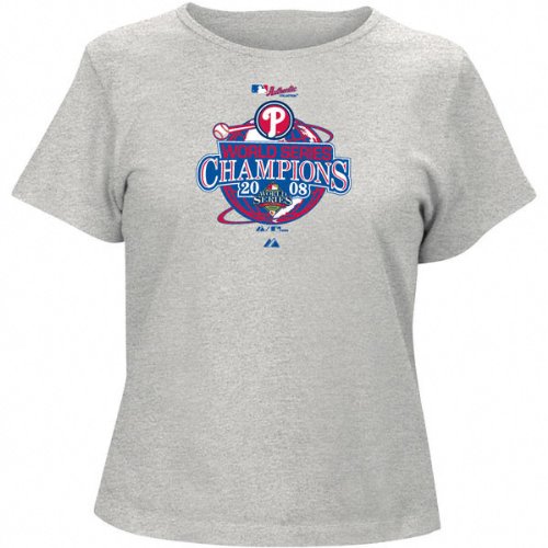 Buy Philadelphia Phillies 2008 World Series Champions Official Team Clubhouse Ladies Tee