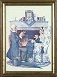 A Couple Drinking Coffee - Print - Norman Rockwell - 16x12