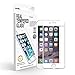 Gpel Screen Protector for iPhone 6 / 6s Premium Quality Japanese Nippon Asahi Real Tempered Glass, HD Clear, Full Cover (White)