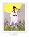 Iris Garden HIGH QUALITY CANVAS Print With Light Added BRUSHSTROKES Dexter Griffin 8x10
