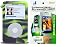 Neon Green Tiger Dust-free Silicon Skin Cover for Apple Ipod Video 30gb + Ipod Video Clear Screen-protector Protective-film