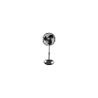 Lasko 16-Inch Oscillating Pedestal Fan Black