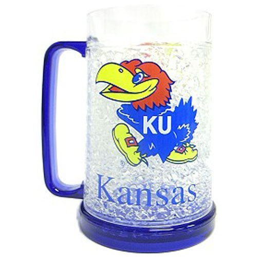 Kansas Jayhawks Crystal Freezer Mug