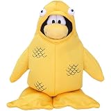 Disney Plush Club Penguin Series 4: Set of 6: Rad Scientist, Ninja, Sensei, Shipmate, Faery,12th Fish Costume