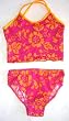 Girls 7-16 2-piece Swimwear Crop Top Bikini Pink/Orange Floral