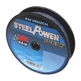 DAM STEEL POWER Dynema BRAID geflochtene Schnur 0,12mm