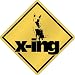 New  White German Shepherd Dog X-Ing / Xing  Crossing Dog