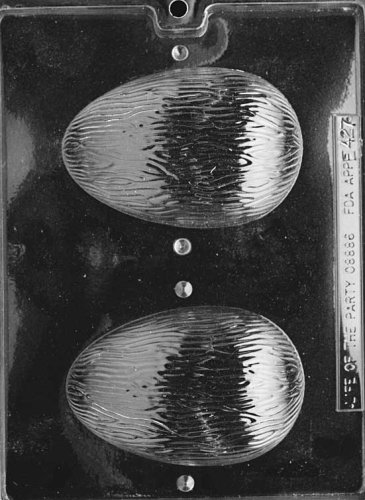 MEDIUM 3D GROOVED EGG Easter Candy Mold chocolate - Buy MEDIUM 3D GROOVED EGG Easter Candy Mold chocolate - Purchase MEDIUM 3D GROOVED EGG Easter Candy Mold chocolate (CybrTrayd, Home & Garden, Categories, Kitchen & Dining, Cookware & Baking, Baking, Specialty Bakeware, Baking Molds)