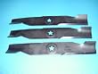 Set Of 3, 180054, 173920 Blades for 48" Deck, Craftsman, Poulan, Husqvarna. Made In USA.