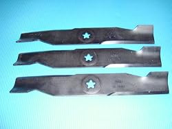 Set Of 3, 180054, 173920 Blades for 48" Deck, Craftsman, Poulan, Husqvarna. Made In USA.