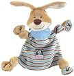 sigikid 47893 - Schnuffeltuch Semmel Hase, Größe: 27 cm