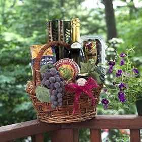 Vintage Vignettes "Wine Accessories" Gift Basket