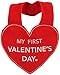Carter's My 1st Valentine Heart Bib - First Valentine - Girls