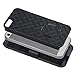 iPhone SE Case, Apple iPhone SE Hard Case Super Slim Belt Clip Holster Case Combo with Kickstand and Swivel Belt Clip for iPhone SE Black