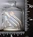 Decorated, Fluted Oval, Clear, Glass Bottles, , 8 , ,Tiny, Bottles, with , , 8 , , Corks