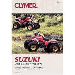 Suzuki LT230 and LT250, 1985-90: Clymer Workshop Manual