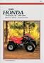 Honda Fourtrax 90 Atv 1993-2000: Service, Repair, Maintenance (Clymer All-Terrain Vehicles)