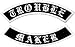 Trouble Maker Embroidered Patches Two-Piece Iron-On Rebel Rockers Biker Patch