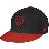 adidas Milwaukee Bucks Black-Red Vibe Snapback Adjustable Hat