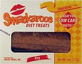 Smackaroos Diet Treats Rye Low Carb Crackers