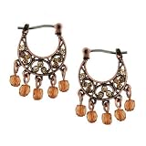 Petite Amber Hues Mini-Chandelier Earrings