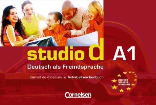 Cornelsen Verlag studio d - Grundstufe: A1: Gesamtband - Vokabeltaschenbuch: Deutsch-Franz&ouml;sisch