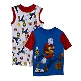 Boys' 3-piece Mario Win Pajama Set - Red 8
