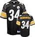 Rashard Mendenhall Youth Jersey: Reebok Black Replica #34 Pittsburgh Steelers Jersey - X-Large (18-20)