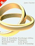8 Books In 1: Jane Austen's Complete Novels. Sense and Sensibility, Pride and Prejudice, Mansfield Park, Emma, Northanger Abbey, Persuasion, Lady Susan, and Love and Friendship.