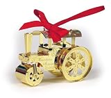 Brass Steamroller Ornament