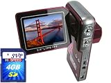 SVP HDDV-3000 12MP Max. 6-in-1 Multi-Functional Camcorder with Rare Huge Flip LCD! (4GB High Speed SD Card Included)